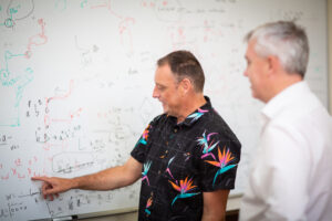 SMRI visitors Professor Murray Elder, Dr Adam Piggott