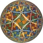 Escher woocut: Circle Limit III