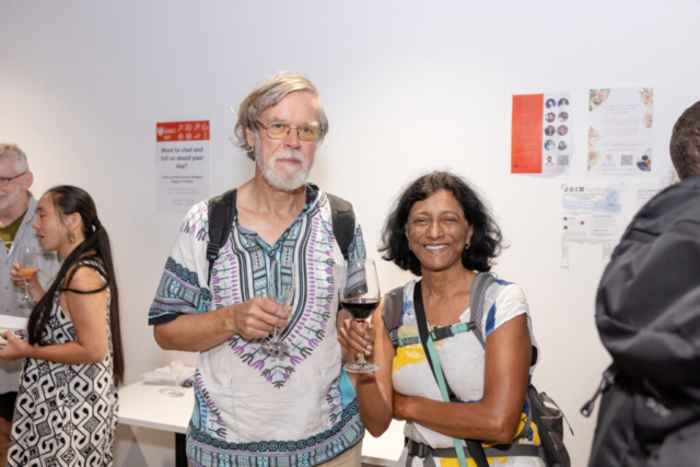 Left: SMRI visitor Professor Daryl Cooper (University of California, Santa Barbara)