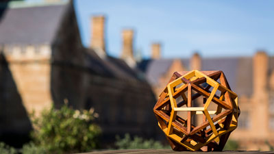 A polyhedron in the quadrangle