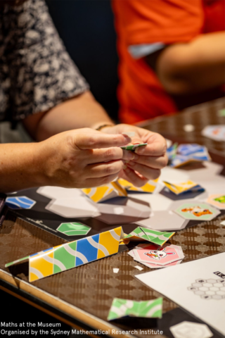 Flexagon maze by Weichun Chang - Maths at the Museum