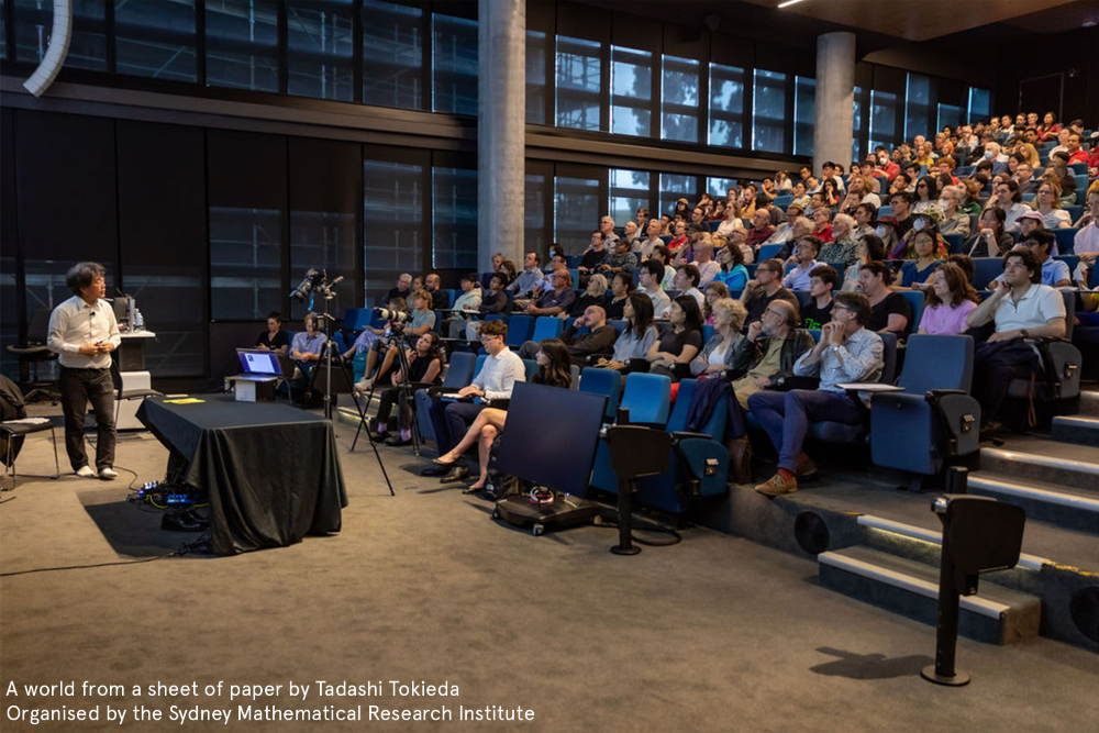 A world from a sheet of paper– International Day of Mathematics Public Lecture by Tadashi Tokieda